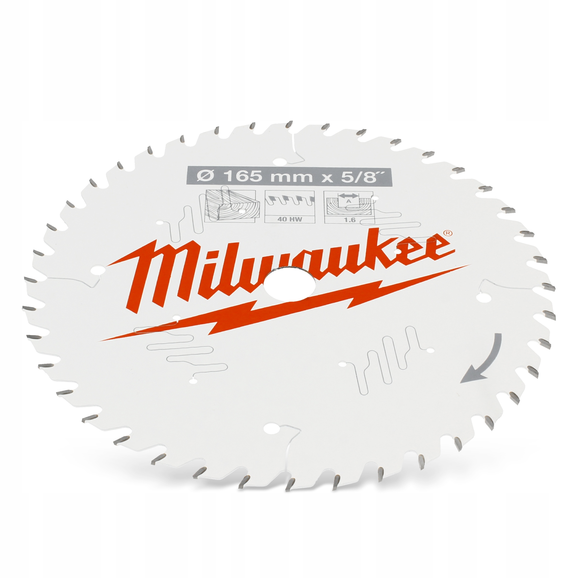 Pilový kotouč na řezání dřeva Milwaukee 165 mm LI