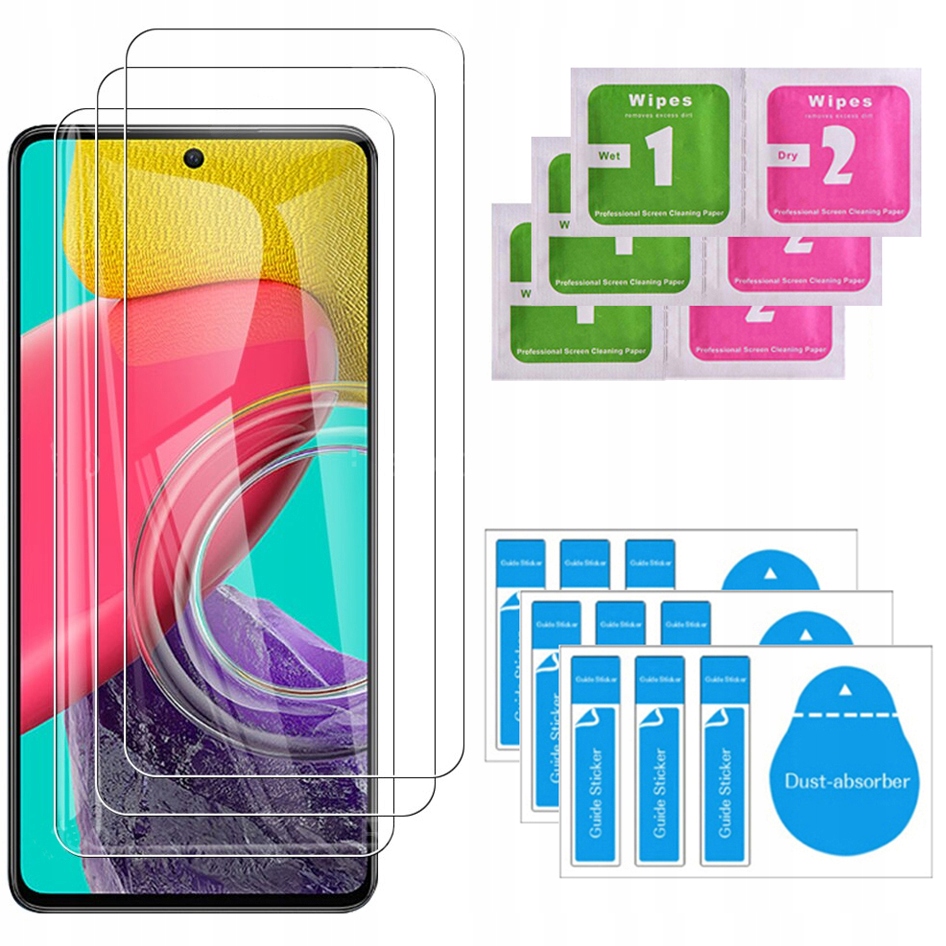 

3x Szkło Hartowane 9H do Samsung Galaxy M53 5G