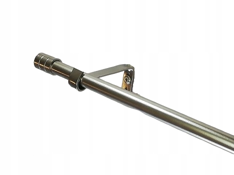 KARNISZ POJEDYNCZY ŻABKI METAL CZARNY MODERN 200cm Rodzaj karnisza pojedynczy