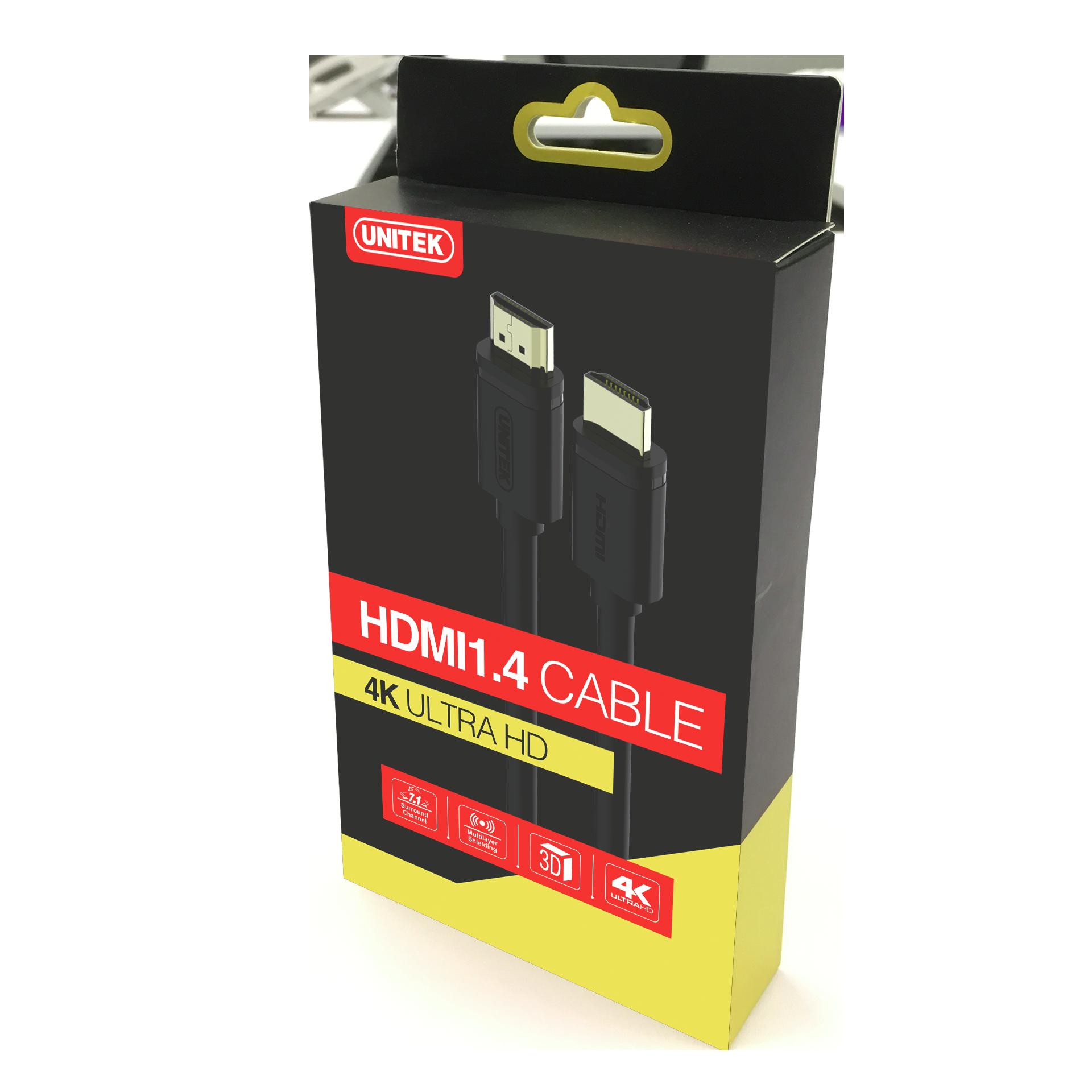 Unitek Kabel Hdmi Basic V2.0 Gold 2M, Y-C138M