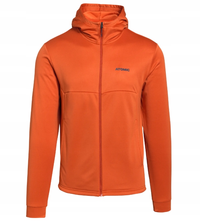 Atomic Alps Fz Hoodie bluza męska z kapturem pomarańczowa rozpinana L