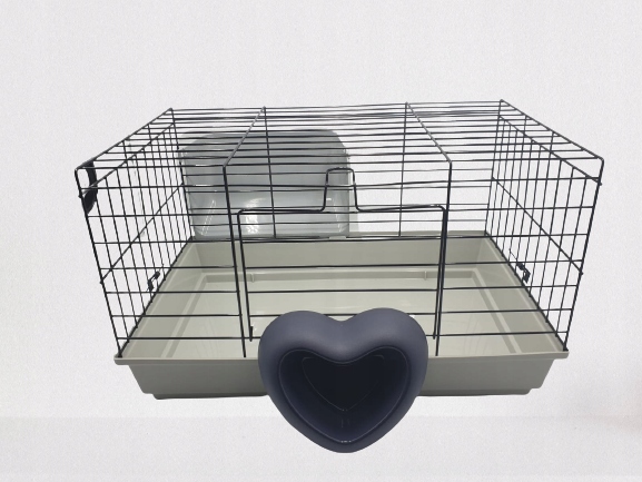 Levně Klec pro morče 50 cm pozinkovaná pašík miska srdce