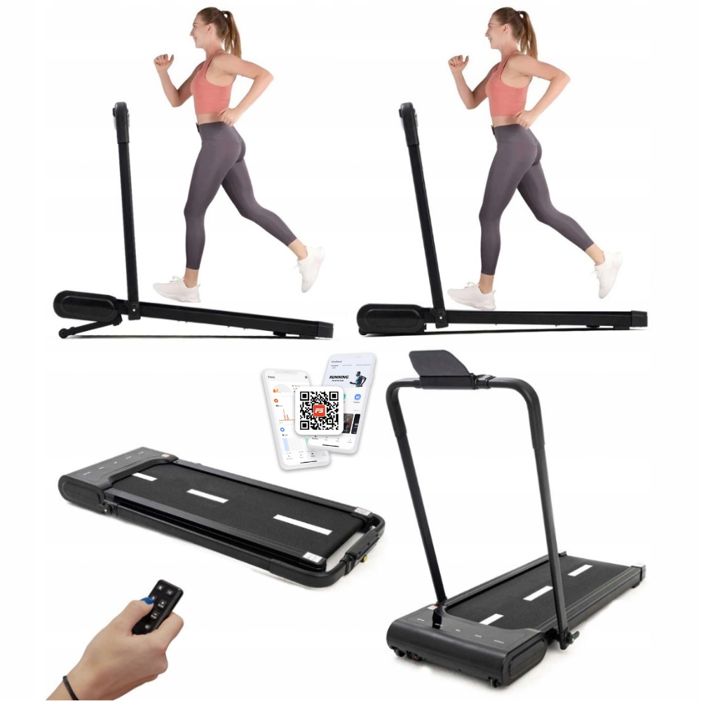 Domácí Elektrický Běžecký Pás N2 Pro Skládací 12 Km/h Auto Úhel Sklonu Aplikace