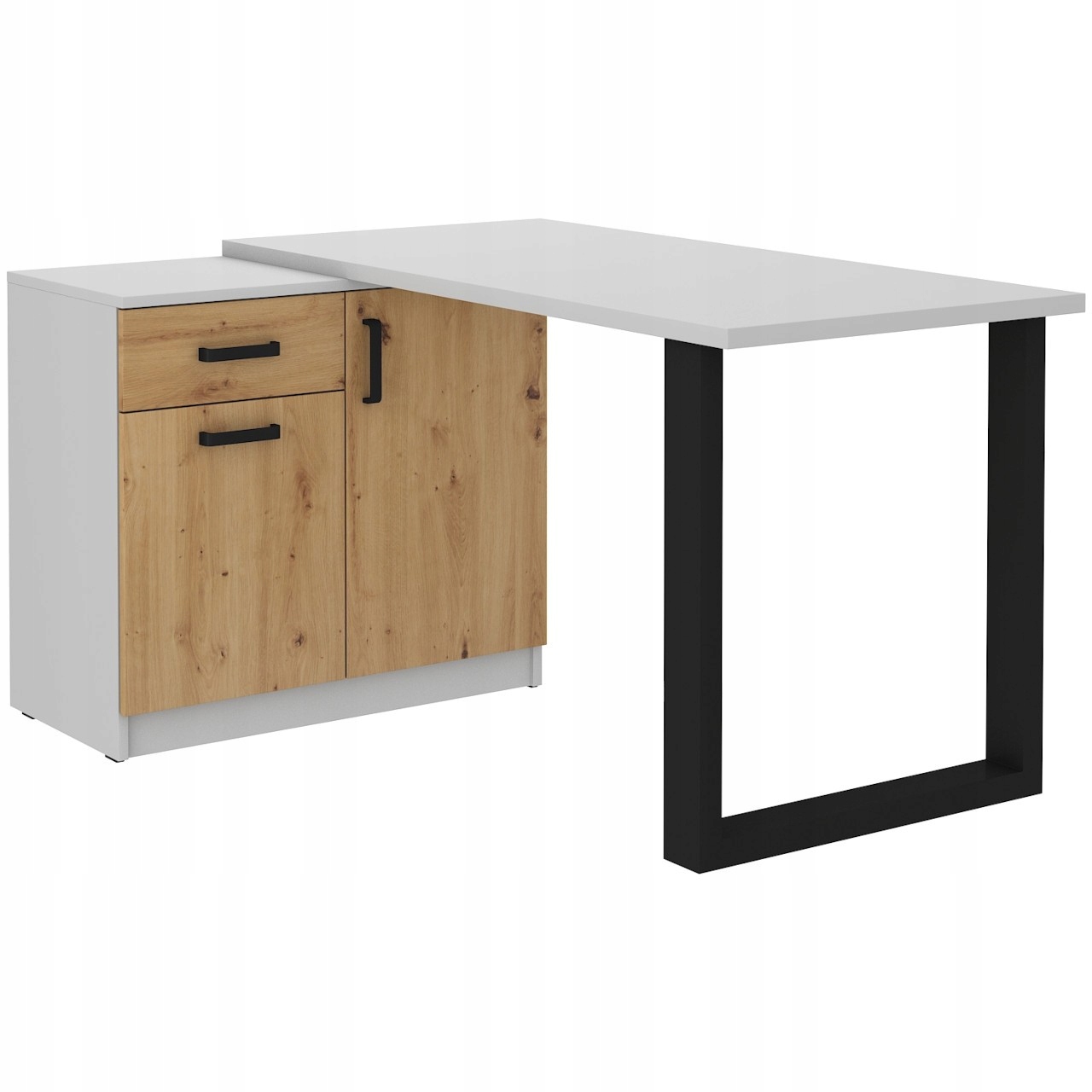 Biurko narożne Malta 138x67 cm Materiał blatu płyta laminowana