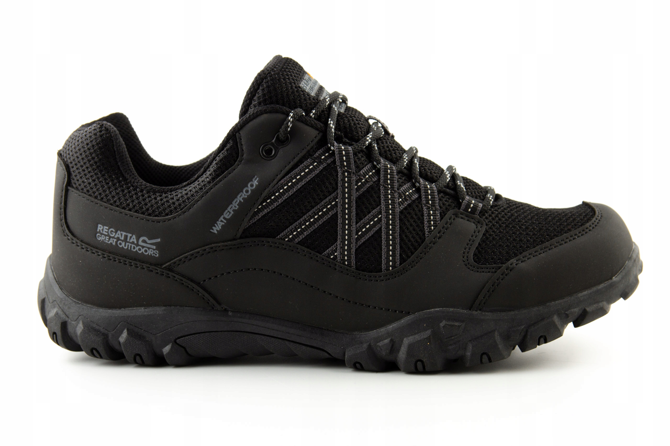 Pánské trekové boty Regatta Edgepoint sportovní, voděodolné, černé, vel.