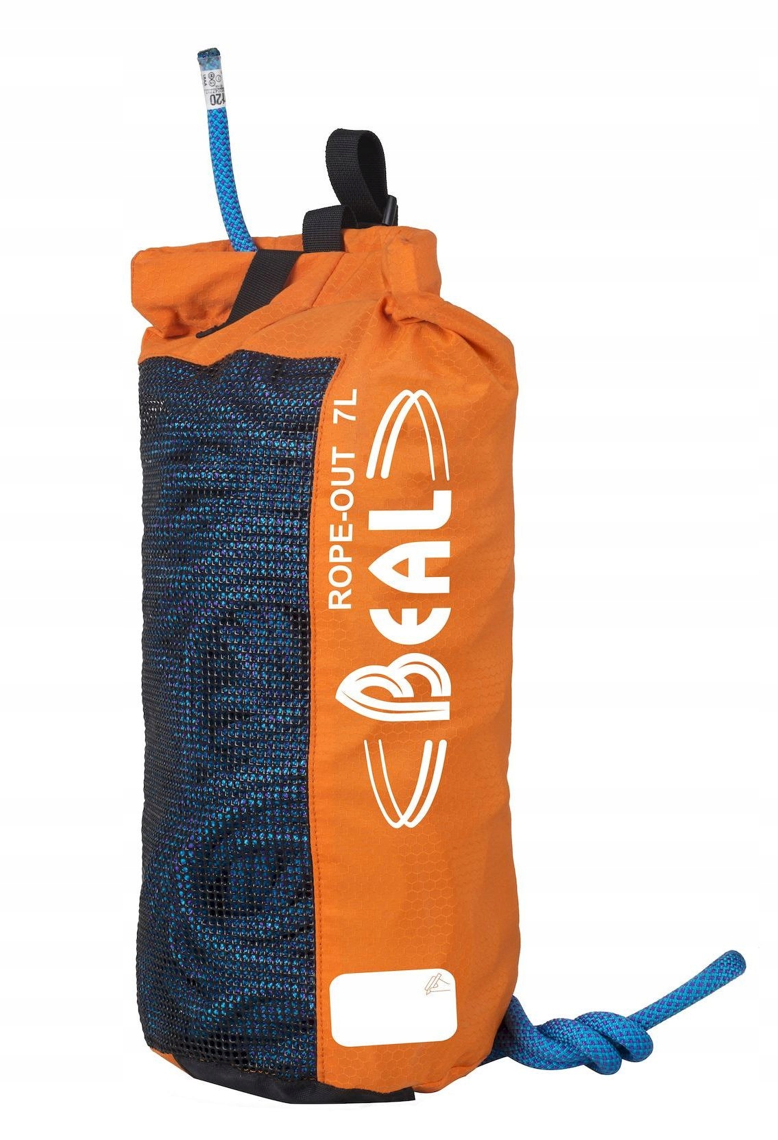 Worek na linę Beal Rope Out 7 L pomarańczowy pomarańczowy
