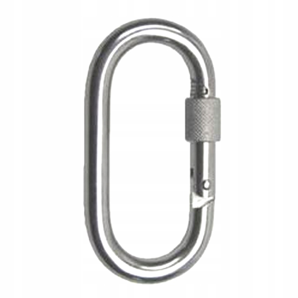 

Karabińczyk Owalny Nierdzewny 8X80MM Zakręcany