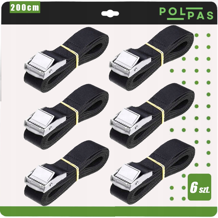 Pasy Mocujące Zaciskowe Paski Transportowe 200cm Do Bagażnika Motocykli