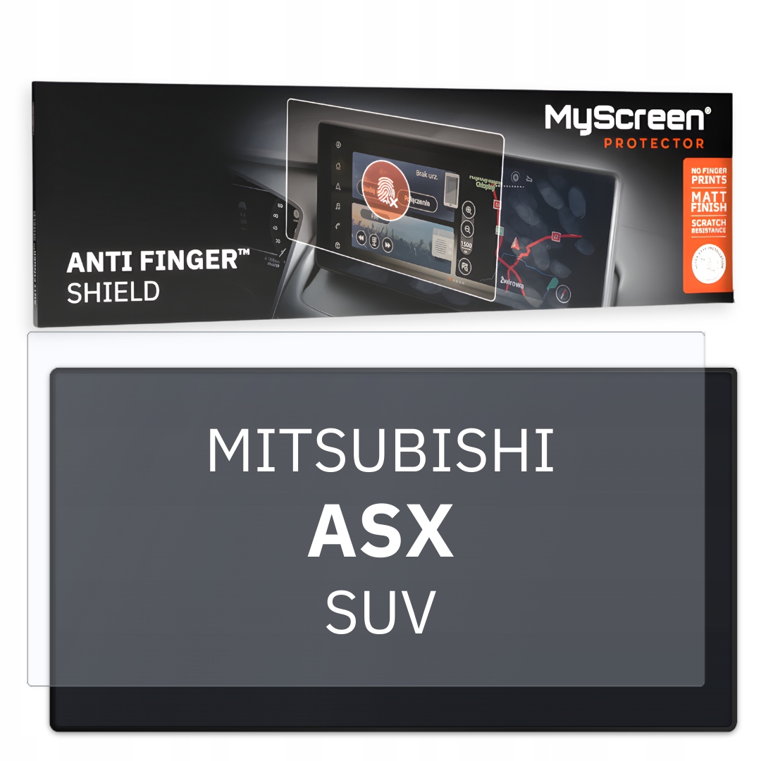 Matná fólie pro Mitsubishi Asx Suv 2016 2019 MyScreen Anti Finger