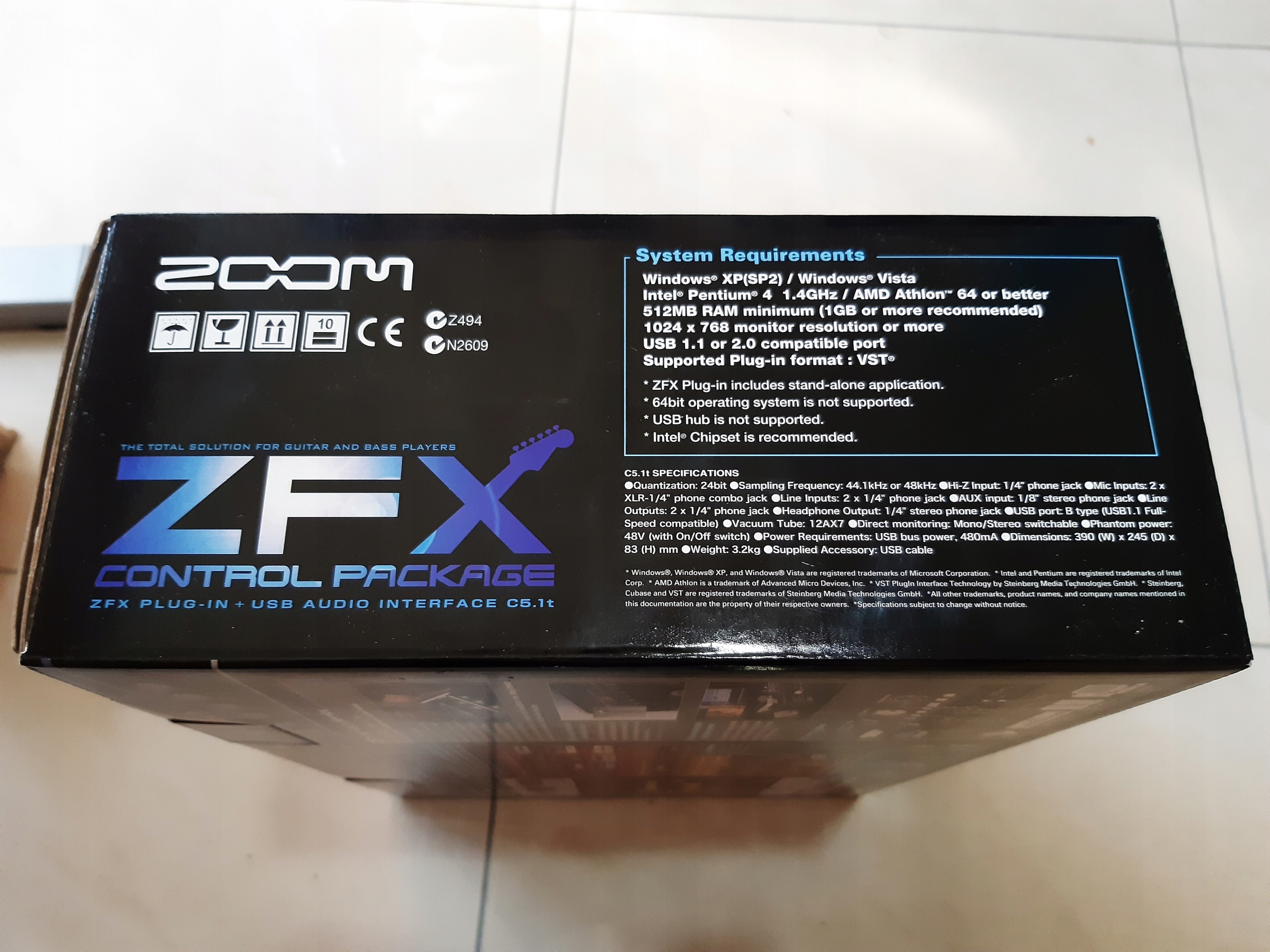 Zoom C5.1t ZFX interfejs do nagrywania gitar PRZETWORNIK DO NAGRYWANIA Marka Zoom