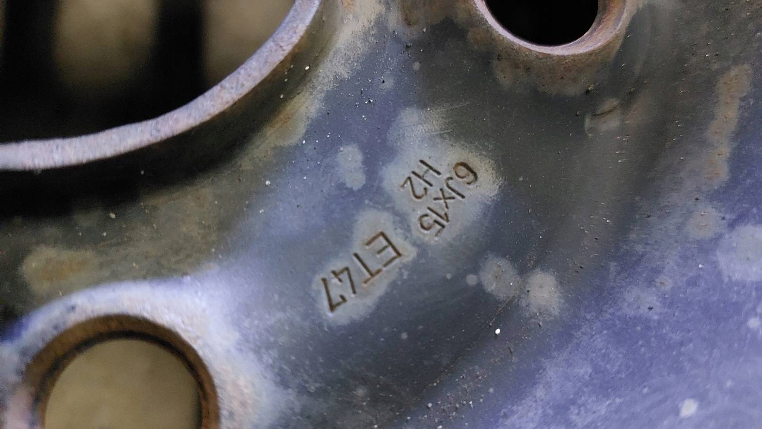 FELGA STALOWA 2SZT ET47 15' 5X112 1K0601027C Rozstaw śrub 5x112