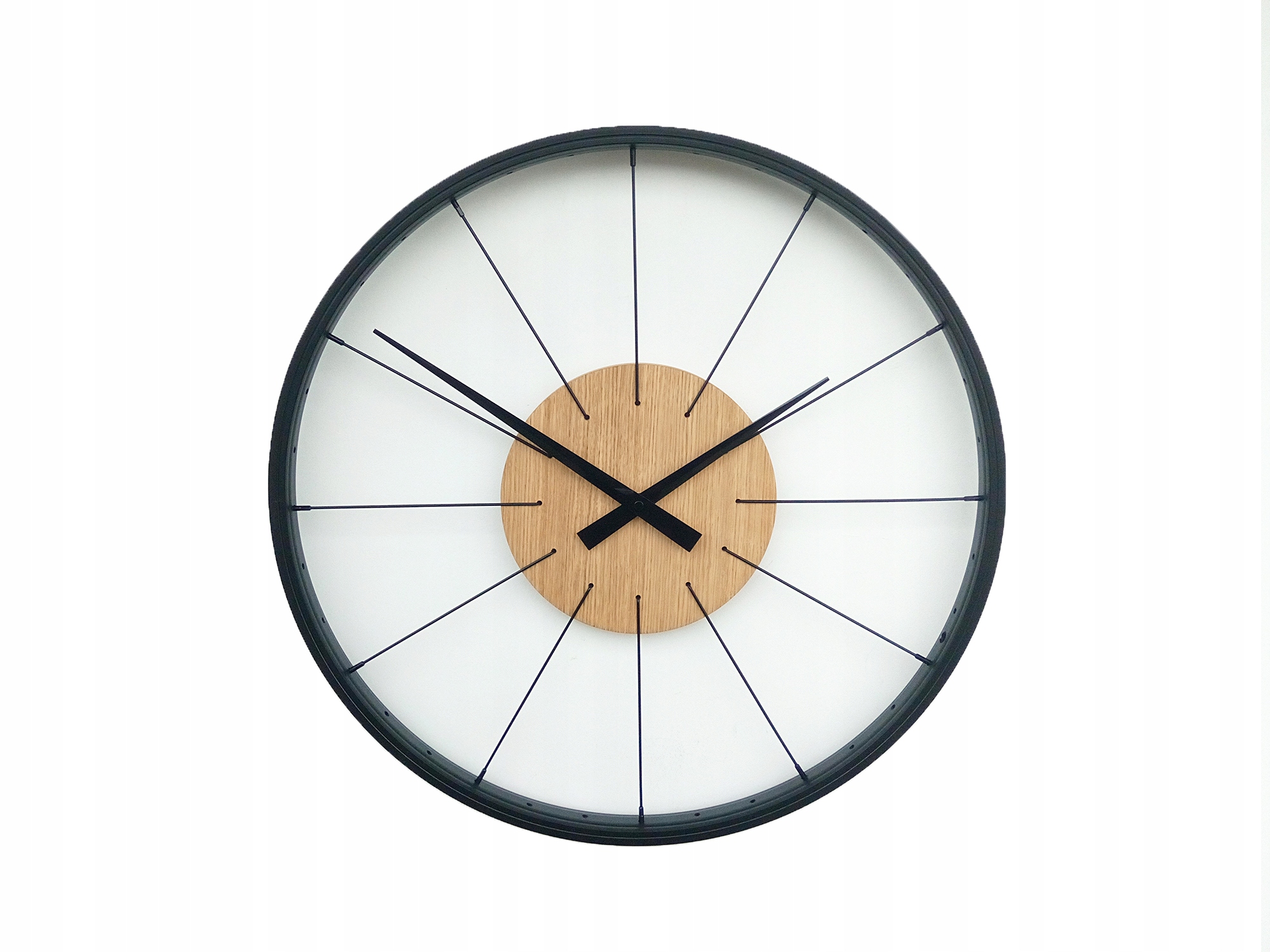 

Zegar Metalowy Loft rowerowy Romuś 52cm Czarny