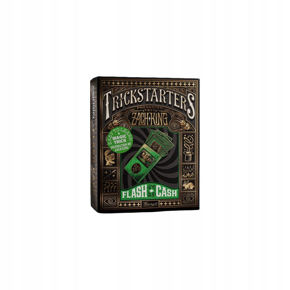 Trickstarters od Zach King Magic Kouzelnický trik Flash Cash
