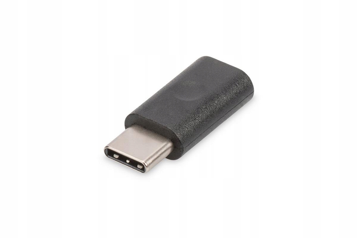 Digitus Adapter Typ Usb C/microUSB B czarny AK-300523-000-S