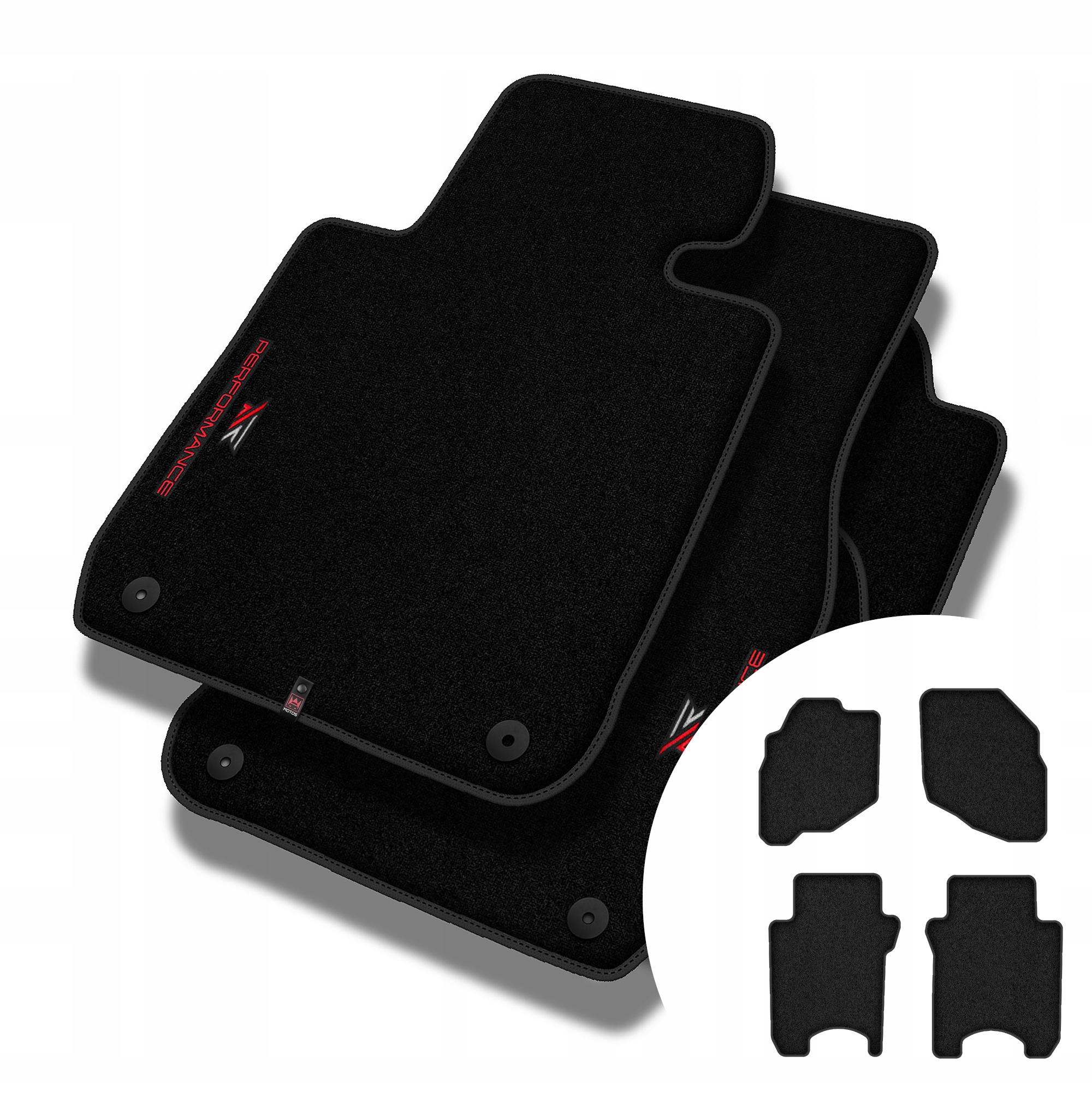 Velúrové koberčeky Performance Premium pre Honda Jazz II 2002-2008