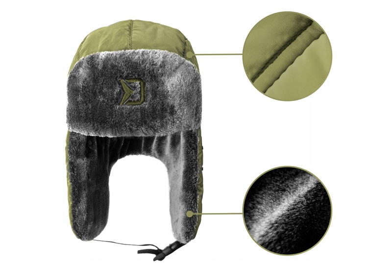 ULTRA CIEPŁA CZAPKA DELPHIN BOYAR TRAPERKA