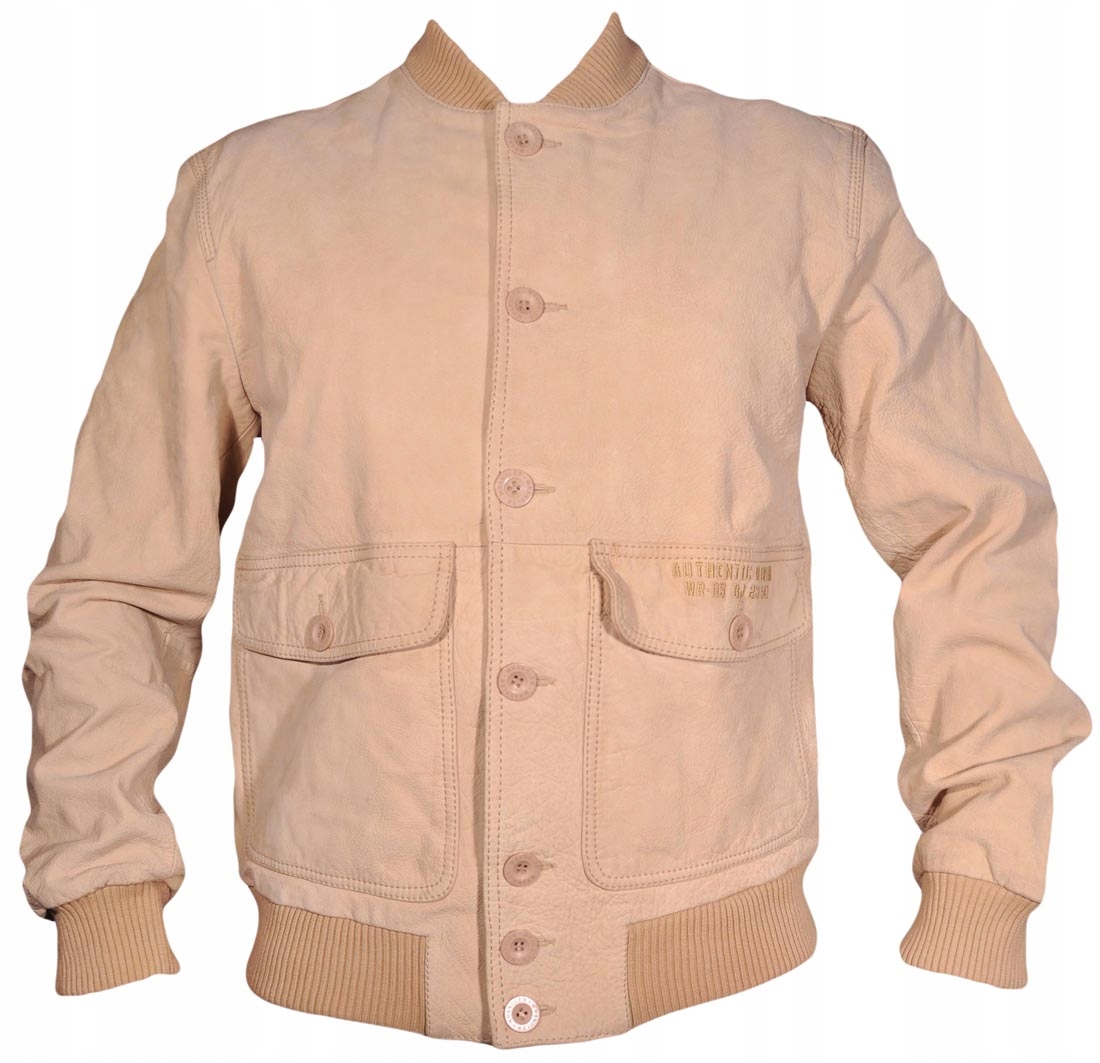 Wranlger bunda kožená bomber Leather Jacket L 40
