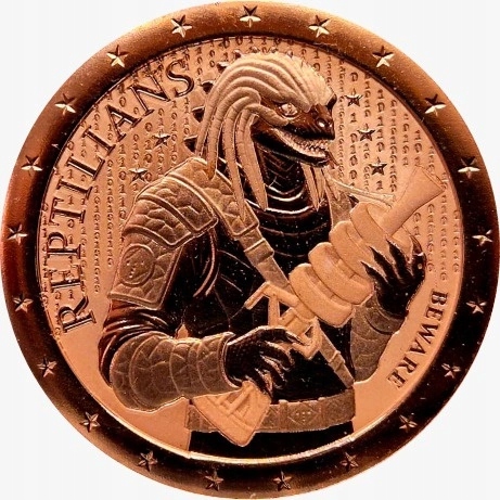 Medal Reptilians 1 uncja Miedzi 2026