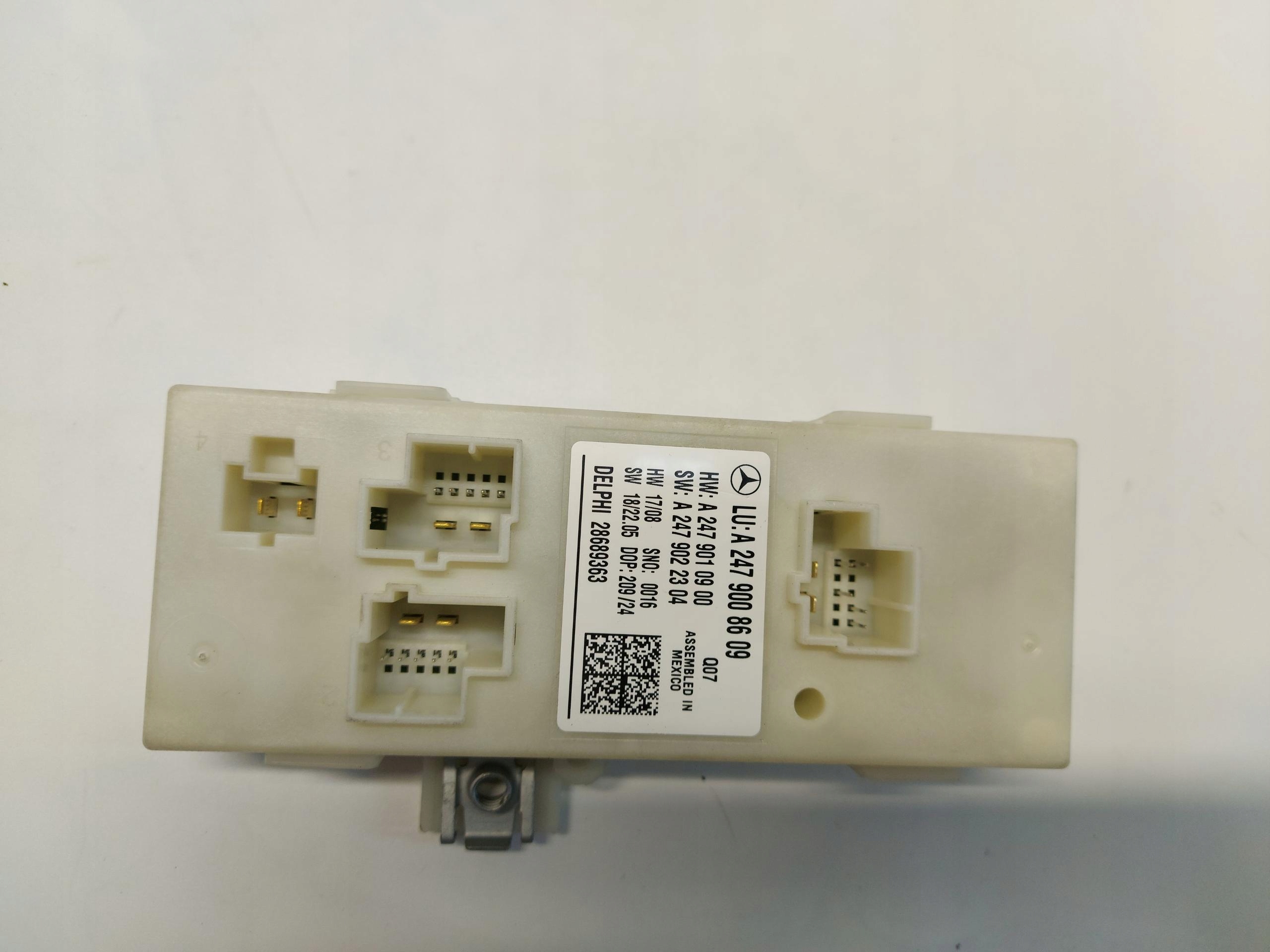 Mercedes GLA 250e LIFT module control unit bonnet A2479008609