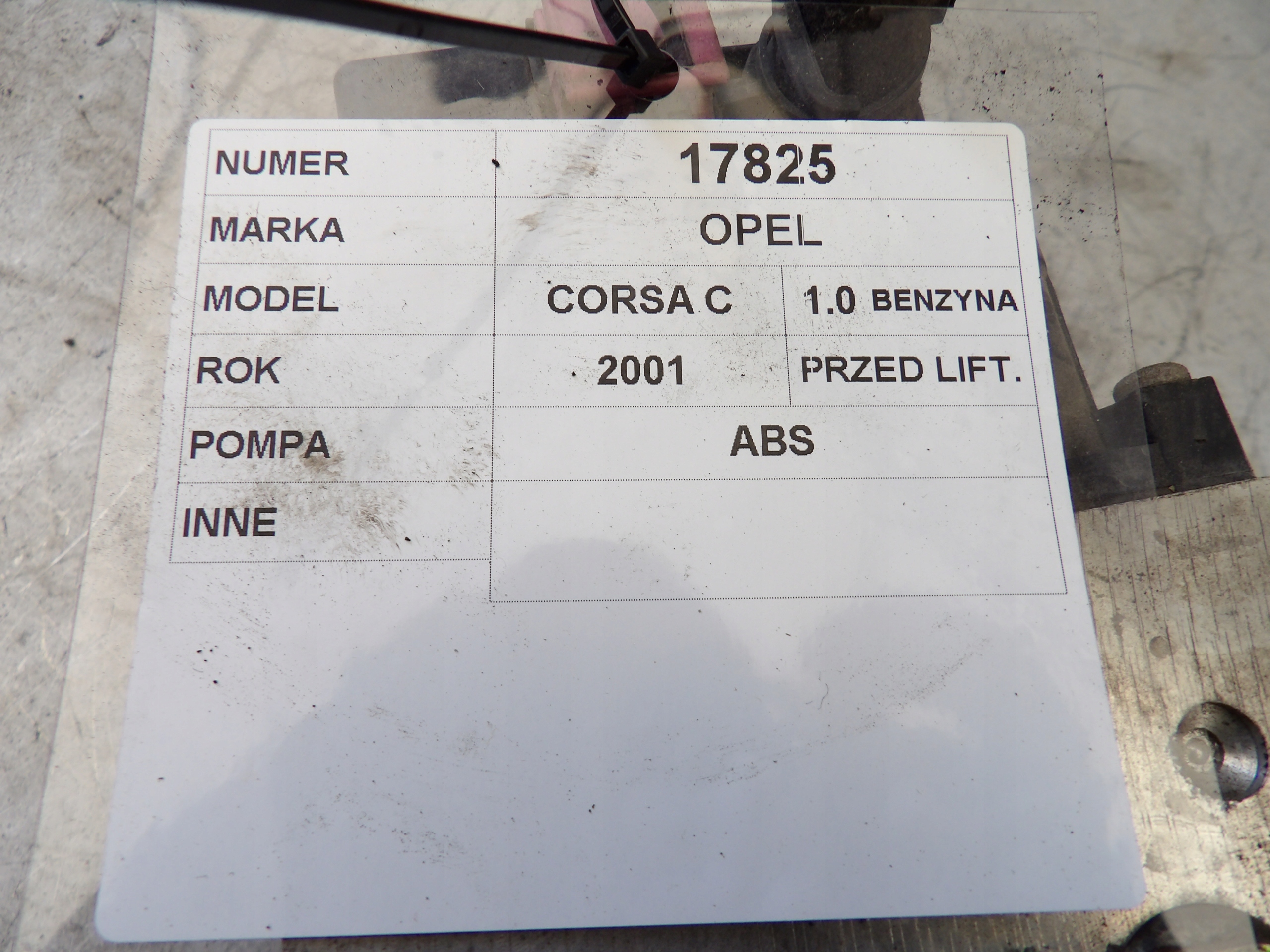Opel Corsa C pumpa ABS 0265216478