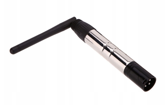 Bezprzewodowy męski nadajnik XLR 2.4G ISM DMX512