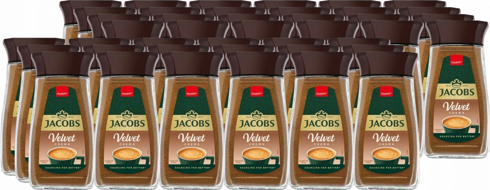 Jacobs kawa rozpuszczalna Velvet 200g słoik x54