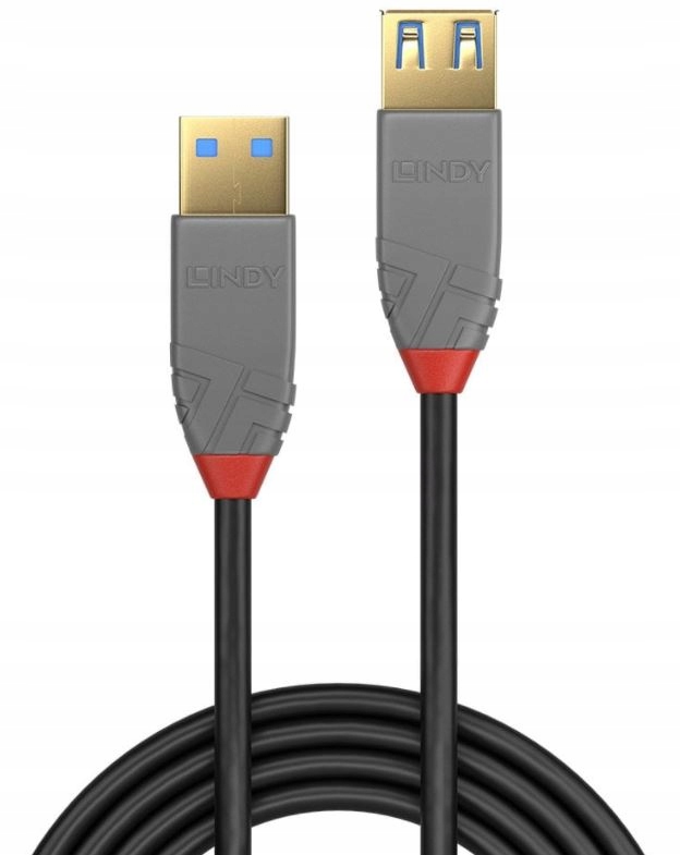 Przedłużacz USB 3.0 A-A wtyk gniazdo 2m 36762 Długość kabla 2 m
