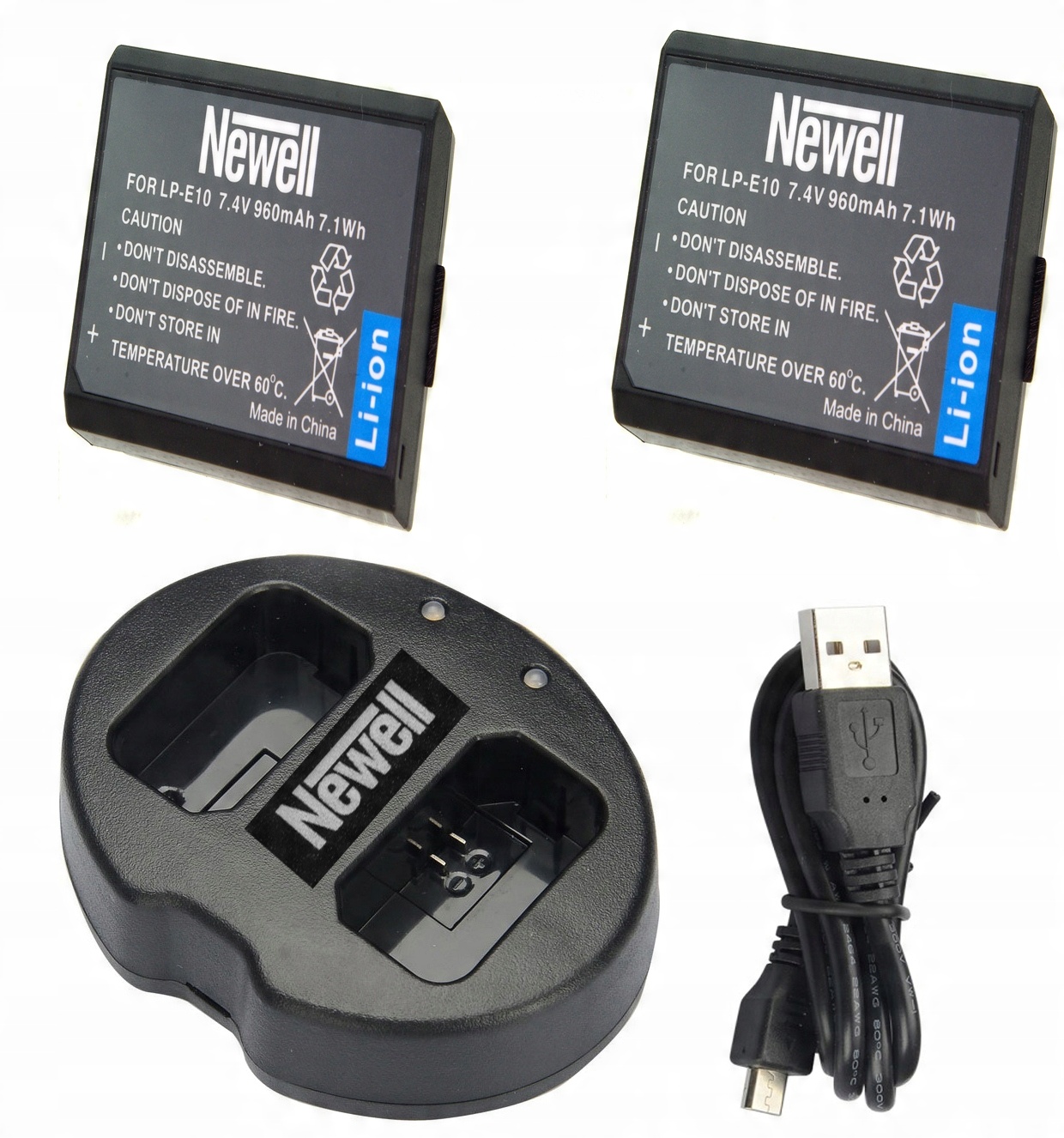 

Ładowarka Usb + 2 x Akumulator Do Canon Eos 1100D