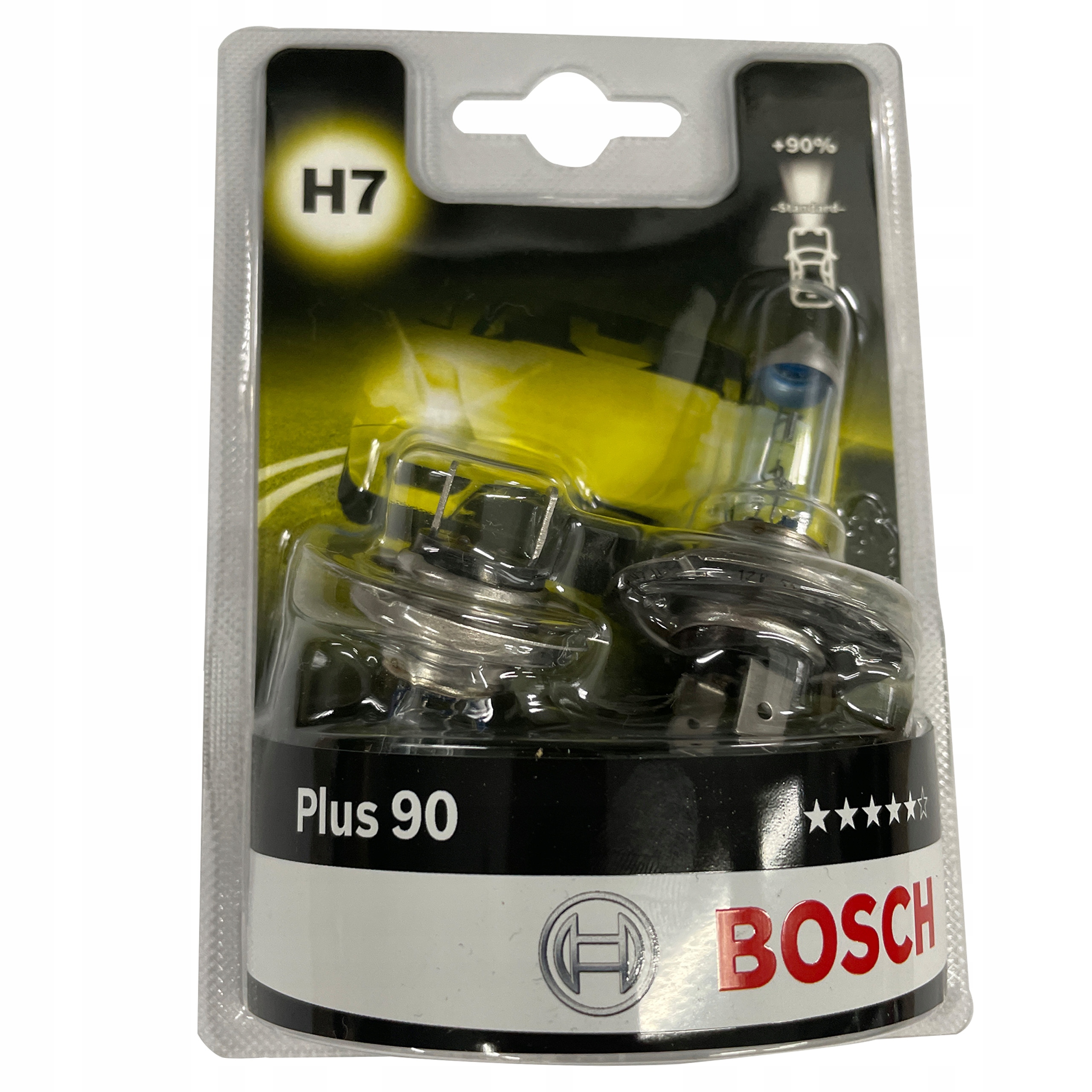 

2X Bosch Żarówka H7 12V 55W PX26D Plus 90%