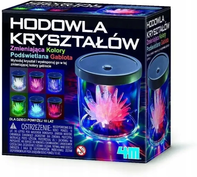 4M PODŚWIETLANA HOLODOWLA KRYSZTAŁKÓW-6 KOLORÓW