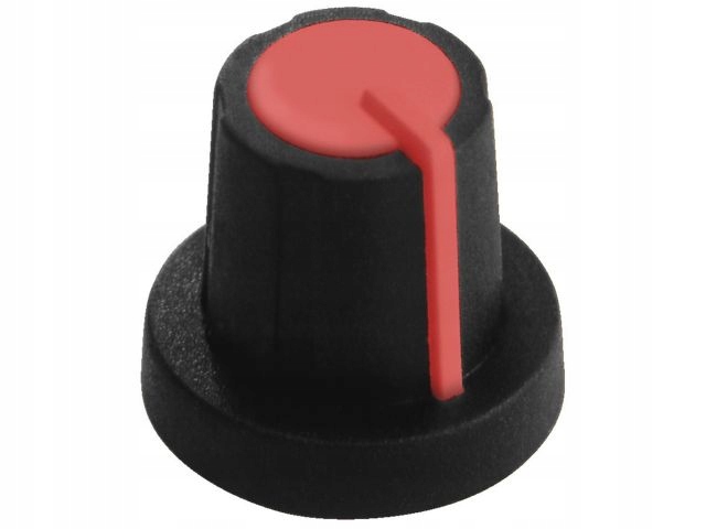 

Monacor KN-11/RT - Gałka obrotowa, czarno-czerwona
