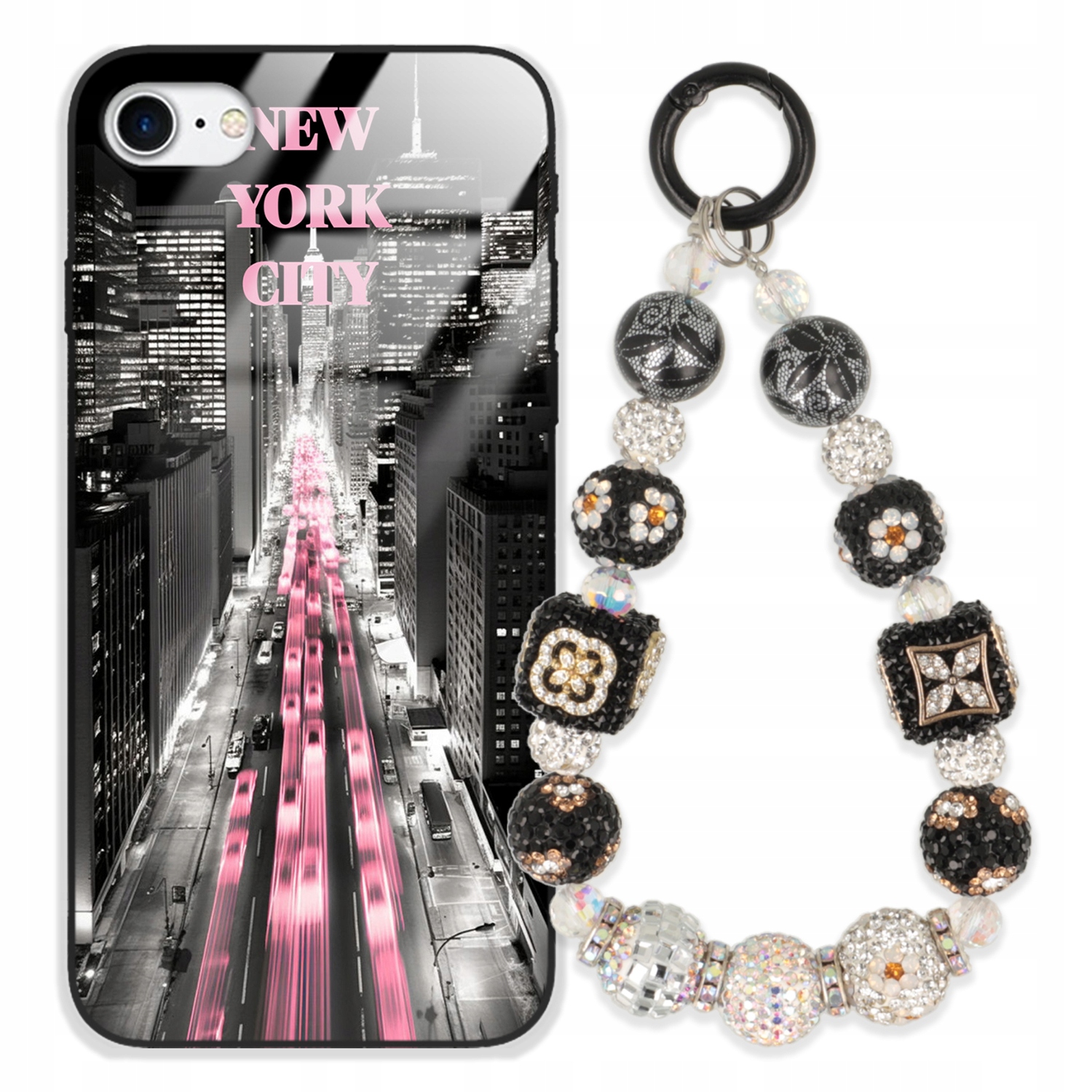 Puzdro Na Iphone 7 Case Glass Kľúčenka Elegantné Prémiový Dizajn Puzdra