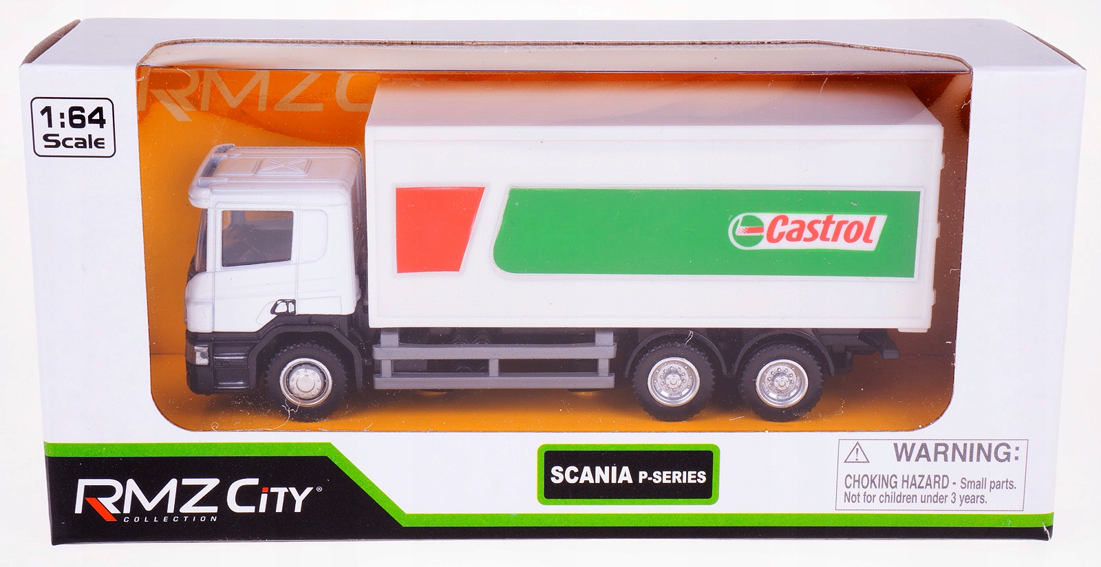 CIĘŻARÓWKA CASTROL SCANIA P MODEL METALOWY 1:64 Rodzaj pojazdu ciężarówka