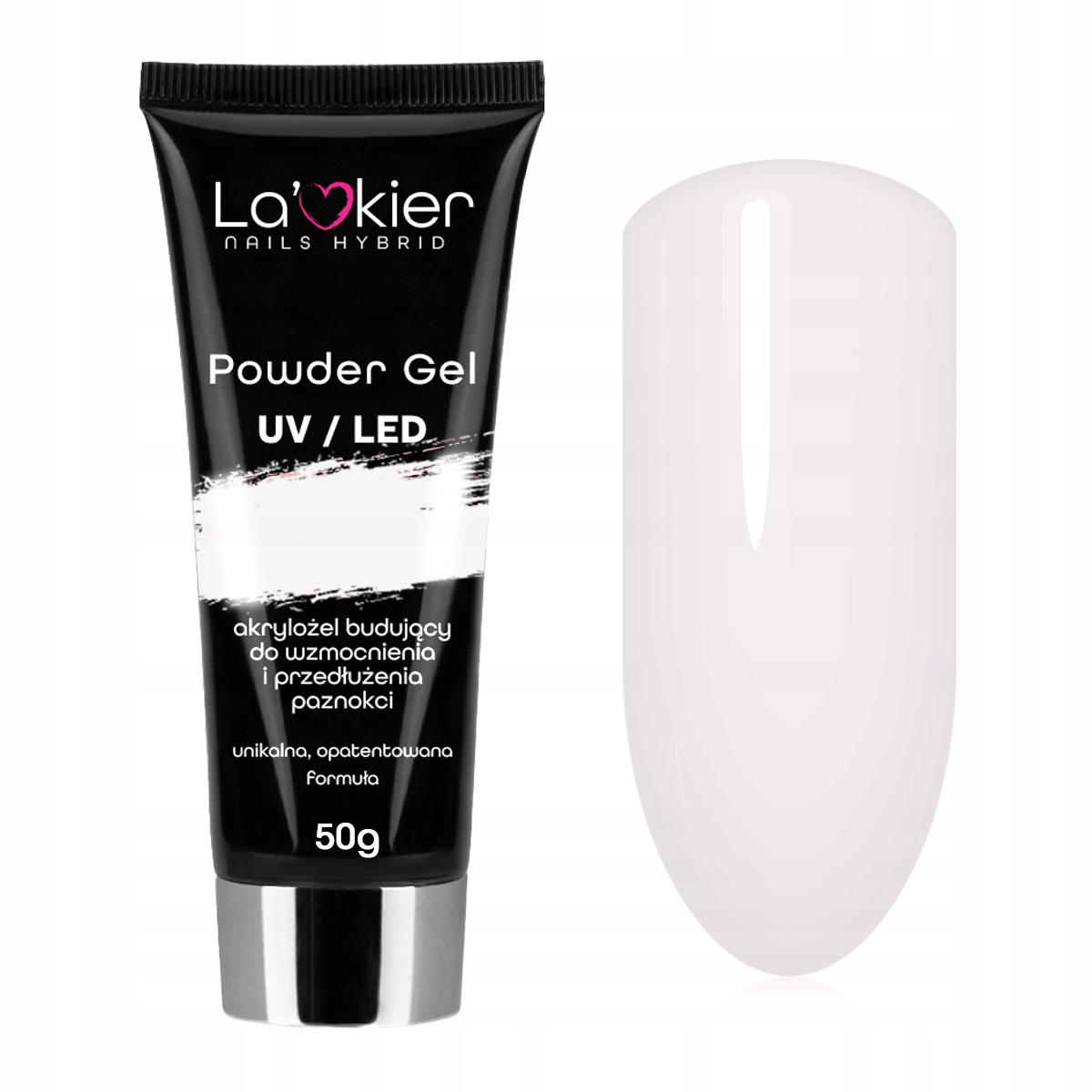 

Akrylożel Powder Gel La'kier 50ml paznokcie Clear