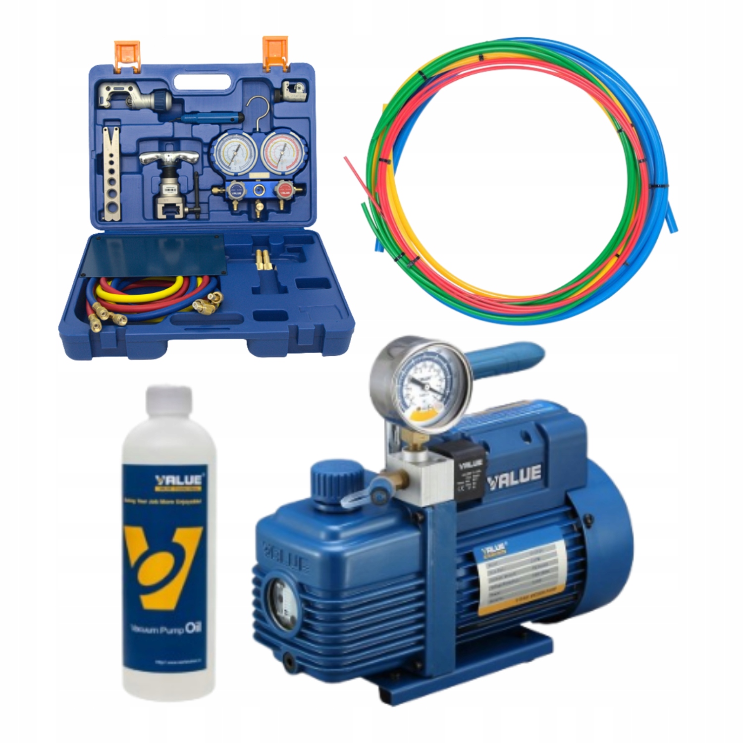 Sada Value Vákuová Pumpa V-I240SV Nástroje VTB-5B-II Tyče Yato