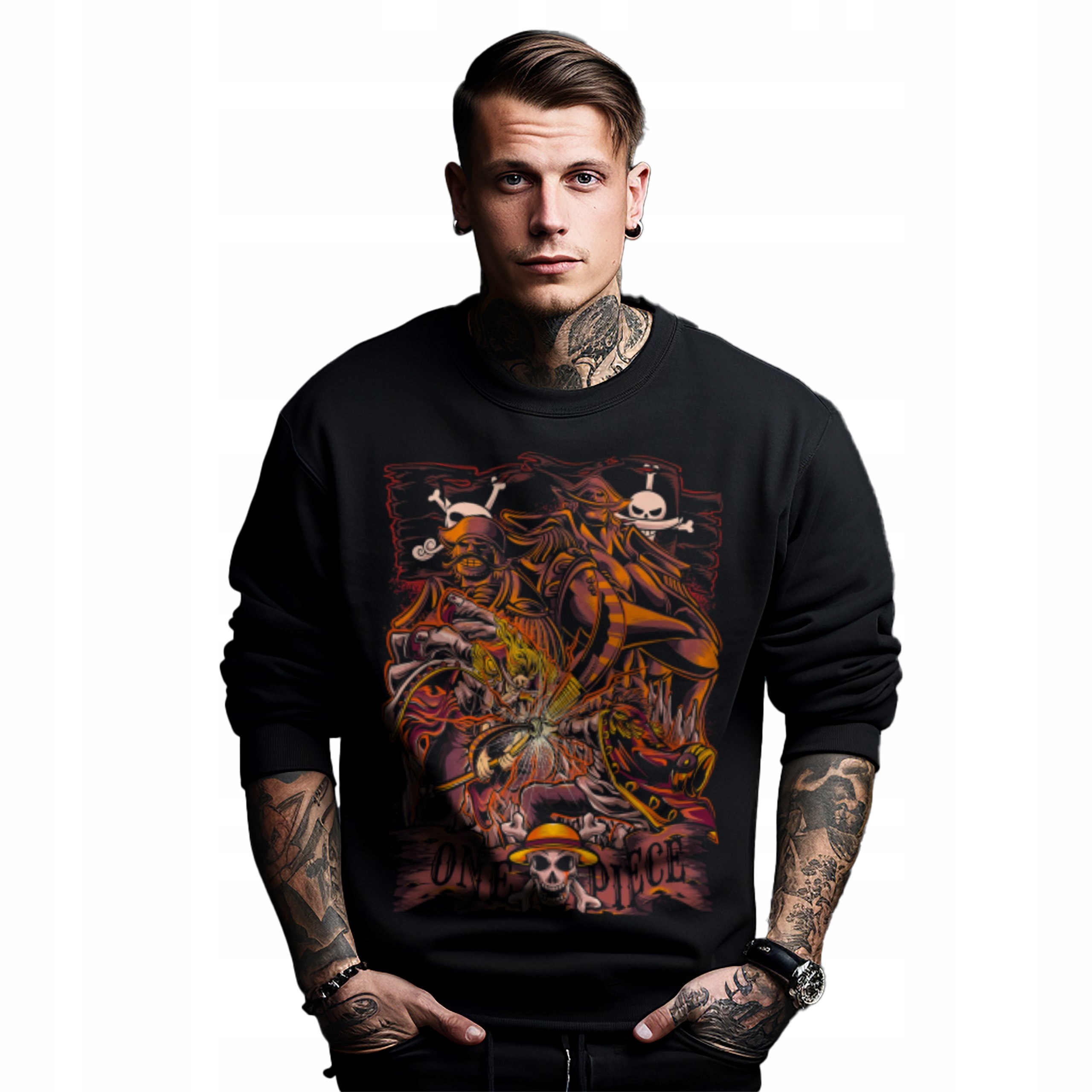 Mikina s potiskem Anime One Piece