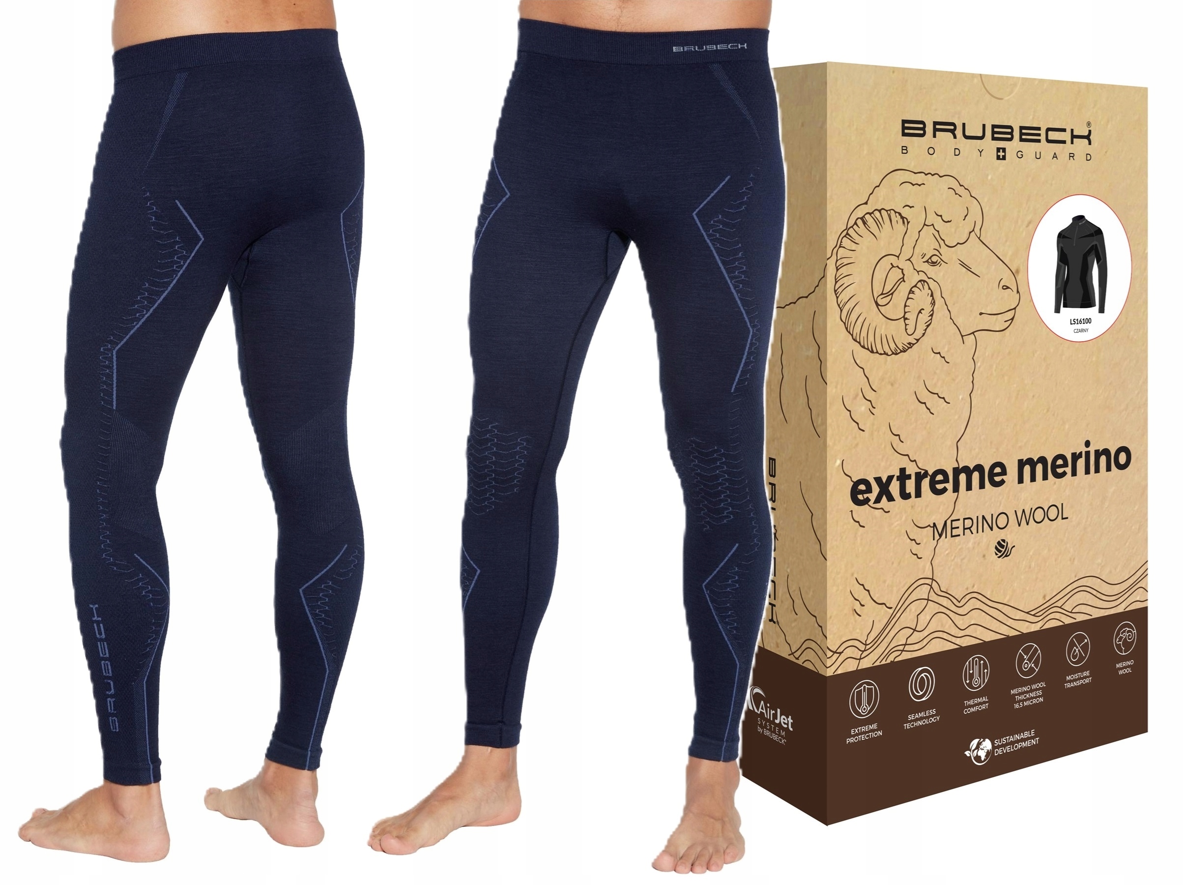 Brubeck LE1352M Getry Turystyczne Merino Wool -L