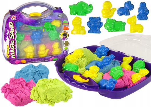 

Magiczny Piasek Kinetyczny 3 Foremki 1 kg