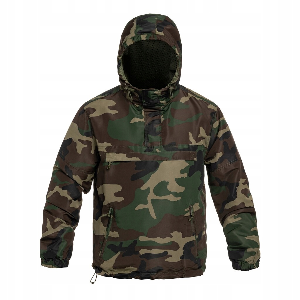 Bunda maskáčový Brandit Letní Větrovka Woodland XL