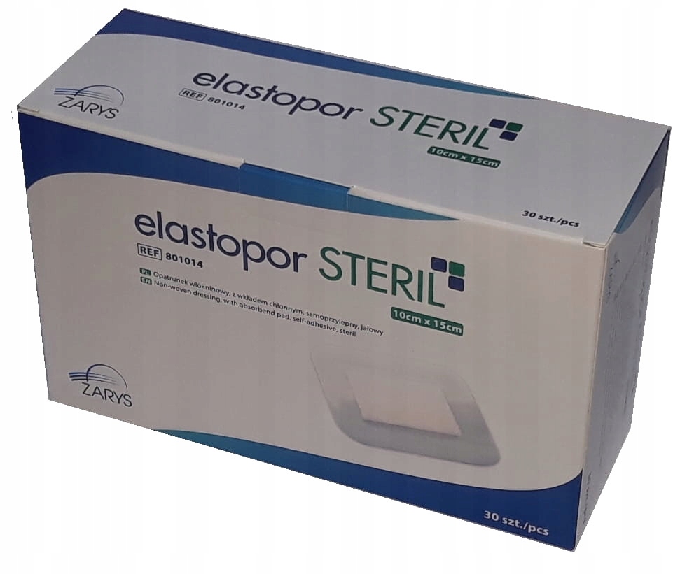 

Elastopor Steril jałowy przylepiec 10 x 15cm 30szt