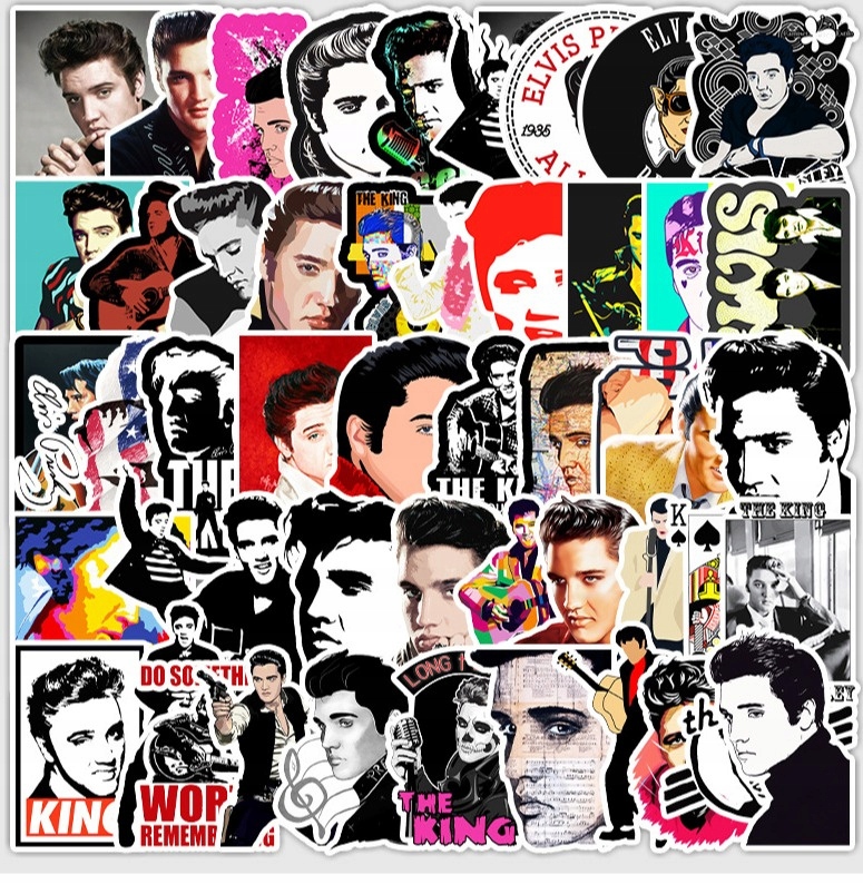 

Zestaw Naklejek Sticker Bomb Elvis Presley