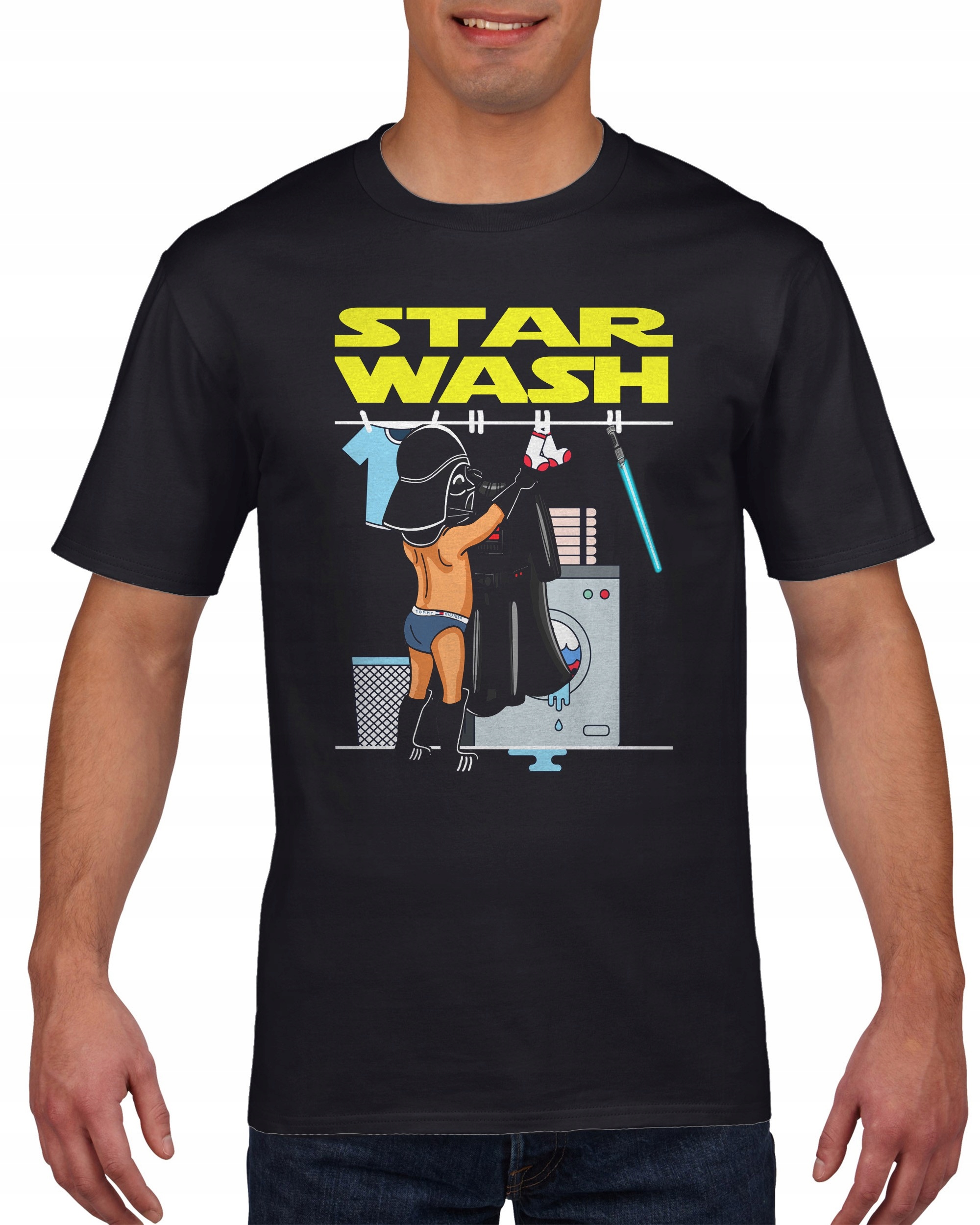 

Koszulka męska Star Wash Mały Lord Vader c XL