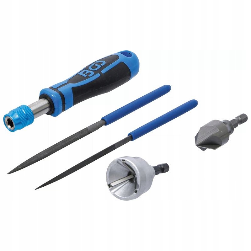 Vonkajší a vnútorný odhrotovač sada pilníkov, Bgs 6773