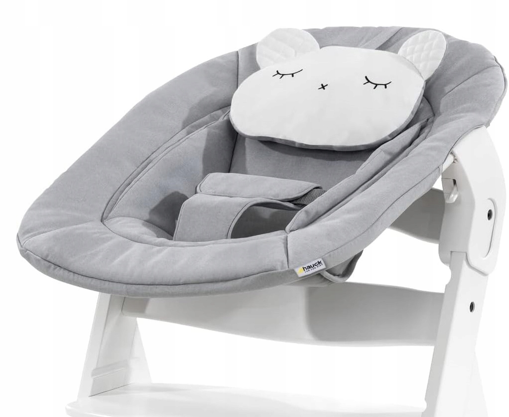 Hauck Alpha Bouncer 2 w 1 661833, Leżaczek dla Dziecka, Szary, do 9 kg
