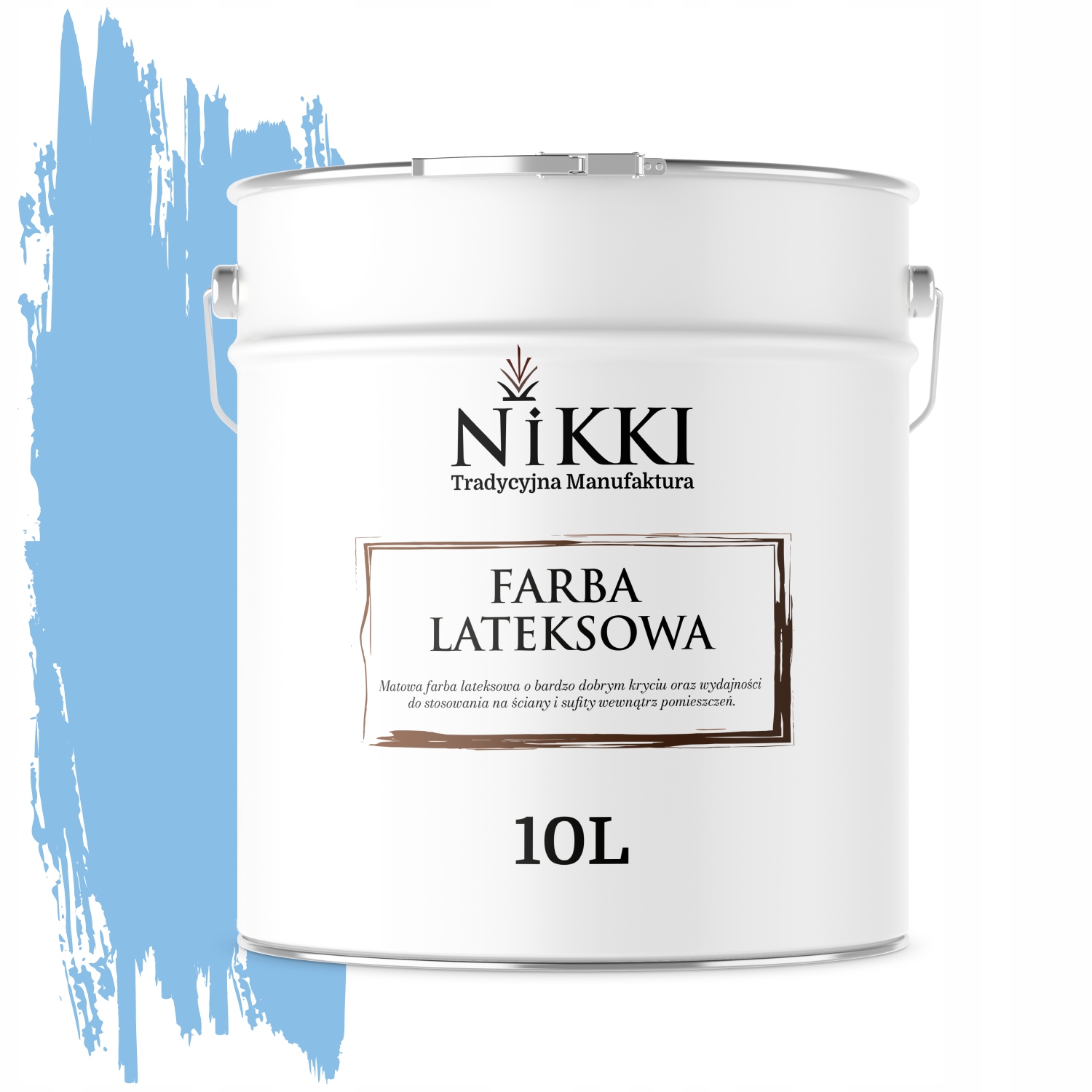 Latexová Farba Kráľovská Modrá H0141 10L Hlboká Matná Na Steny