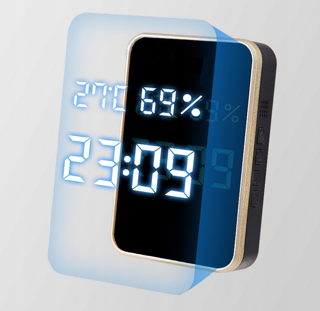 DZWONEK BEZPRZEWODOWY BEZBATERYJNY DO DRZWI FURTKI TEMPERATURA 2 PRZYCISKI Stan opakowania oryginalne