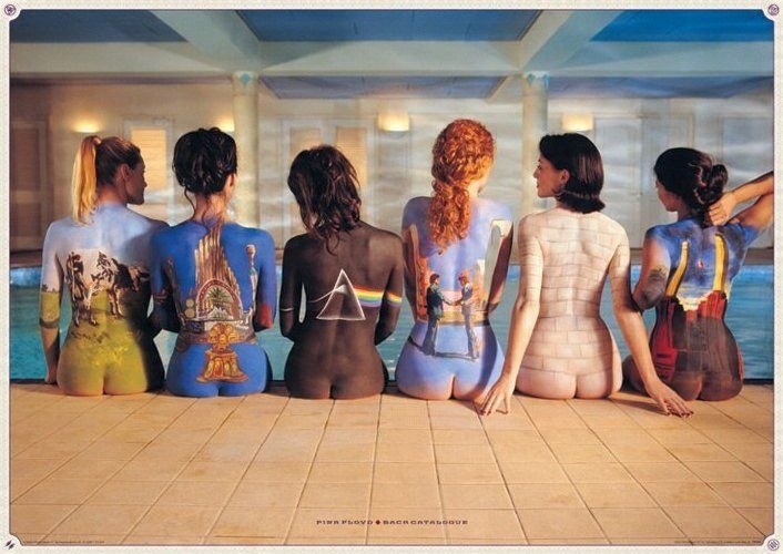 

Pink Floyd Albumy plakat z kobietami 140x100 cm