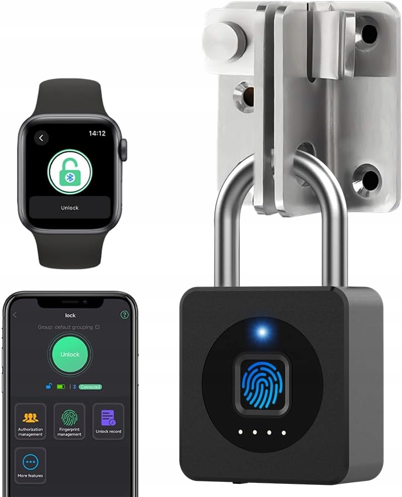 Zámek Na Otisk Prstu, Čtečka Otisků Prstů, Zámek Smart, Voděodolný