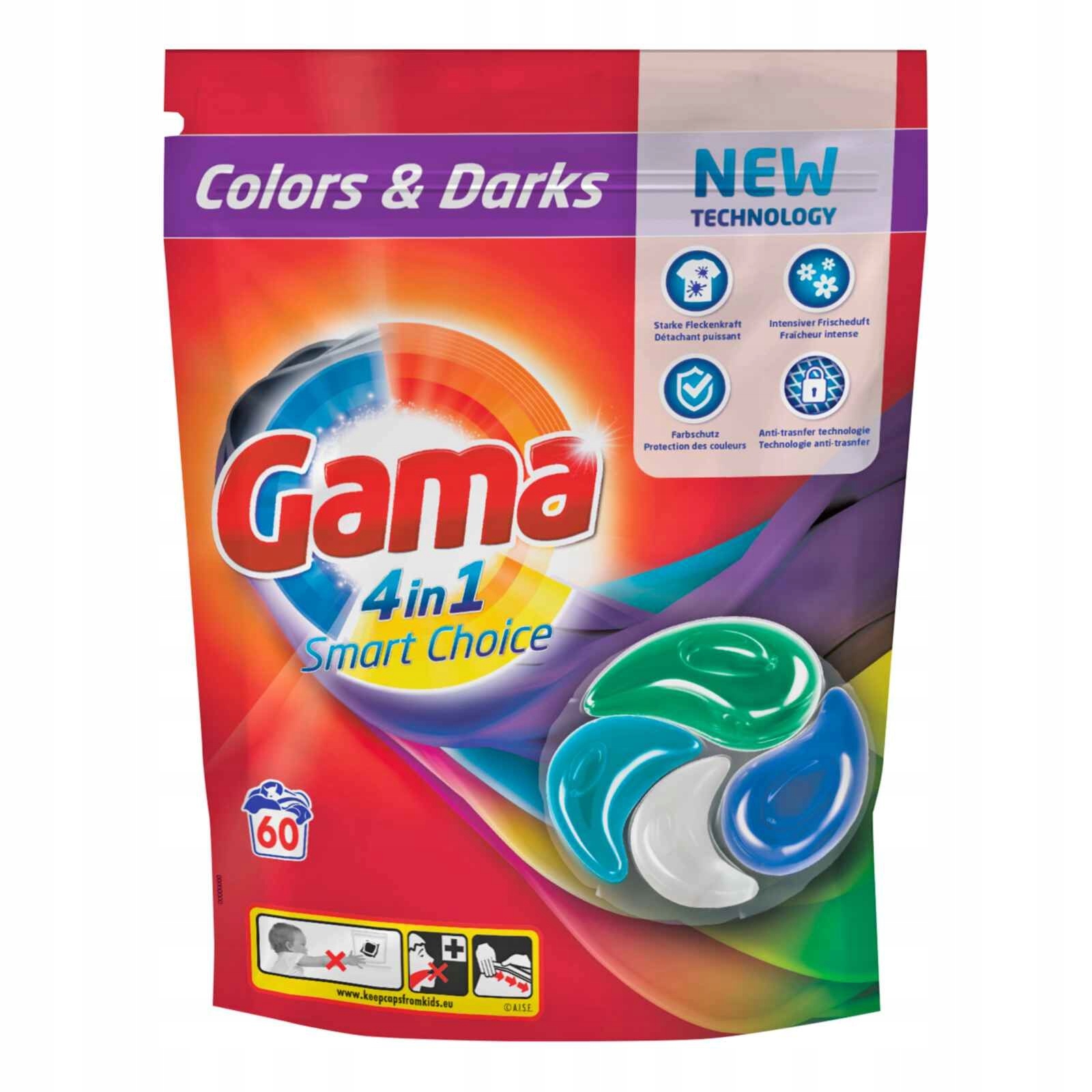

Gama Kapsułki do Prania Kolor 60szt