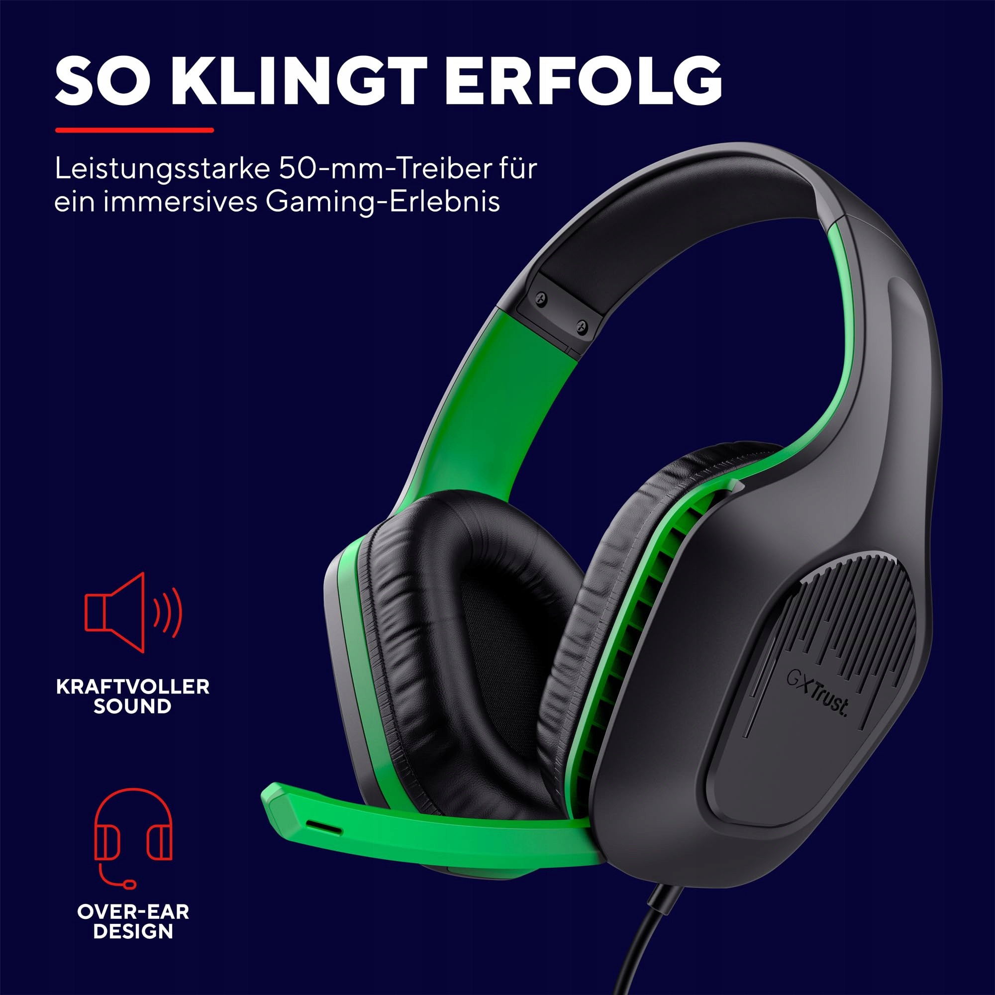 TRUST GAMING GXT 415PS Zirox Lekkie Słuchawki Gamingowe Xbox Series X/S — miniatura 3